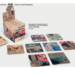 Tintin Coasters Le Petit Vingtième Underlägg 8-pack