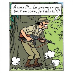 Tintin - Statyett -  Alcazar i uniform