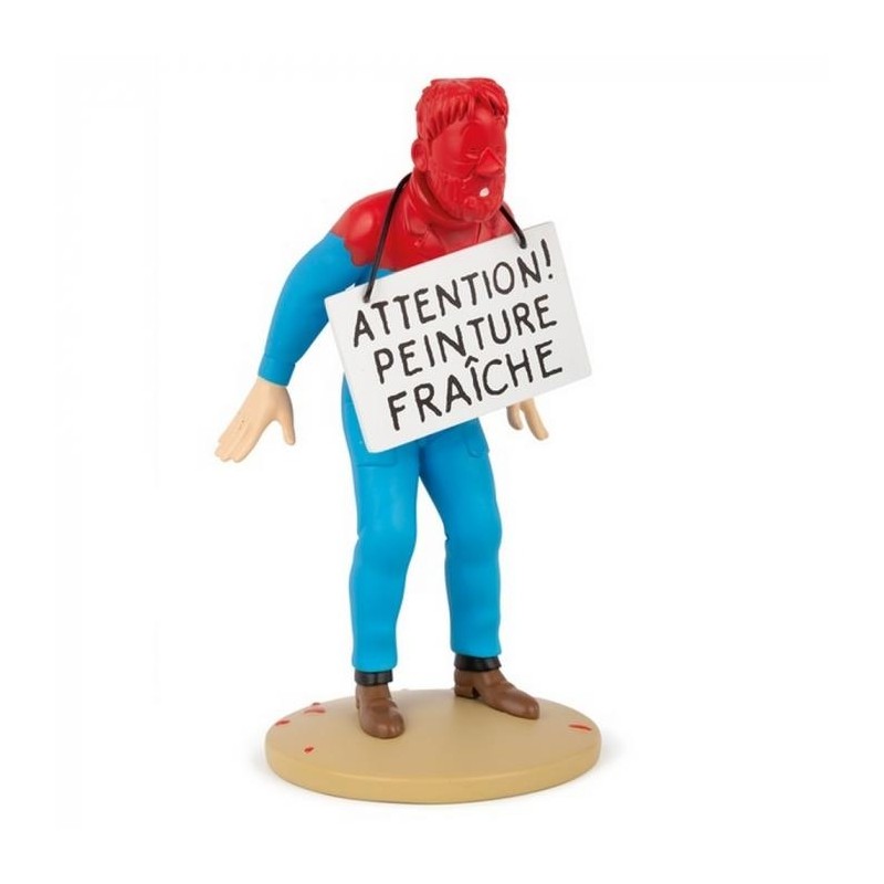 Tintin - Statyett - Haddock täckt i färg Tintin - Statyett - Haddock täckt i färg