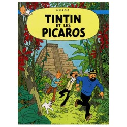 Poster - Tintin et les picaros - Tintin hos gerillan