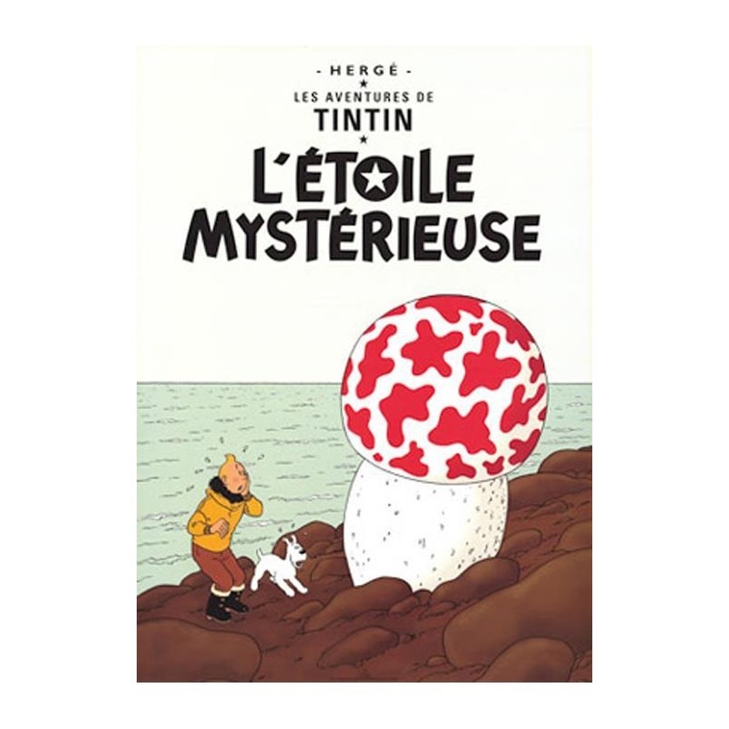 Poster - Tintin L'etoile mysterieuse - Den mystiska stjärnan Poster - Tintin L'etoile mysterieuse - Den mystiska stjärnan