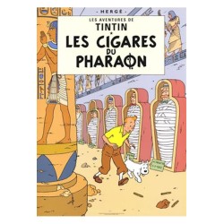 Poster - Tintin Les Cigars du Pharaon - Faraos cigarrer