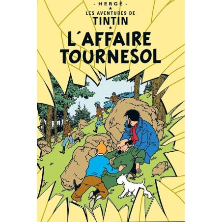 Poster - Tintin L'Affaire Tournesol - Det hemliga vapnet