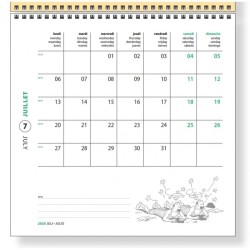 Tintin - Väggkalender 30 x 30 cm 2026