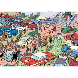 Tintin - Pussel - Rally