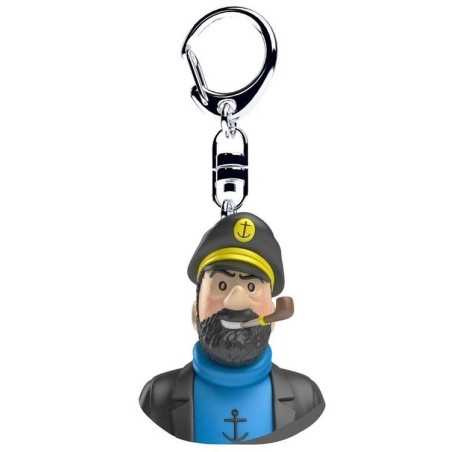 Tintin - Nyckelring - Kapten Haddock Buste 4,5 cm